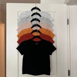 Basic T-Shirt Bundle of 6 (XS Baby Tees)